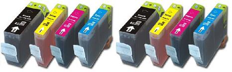 8x Canon Compatible Ink Multipack Cartridges BCI3 - BCI6 SELECT YOUR OWN COLOURS - Free UK Delivery